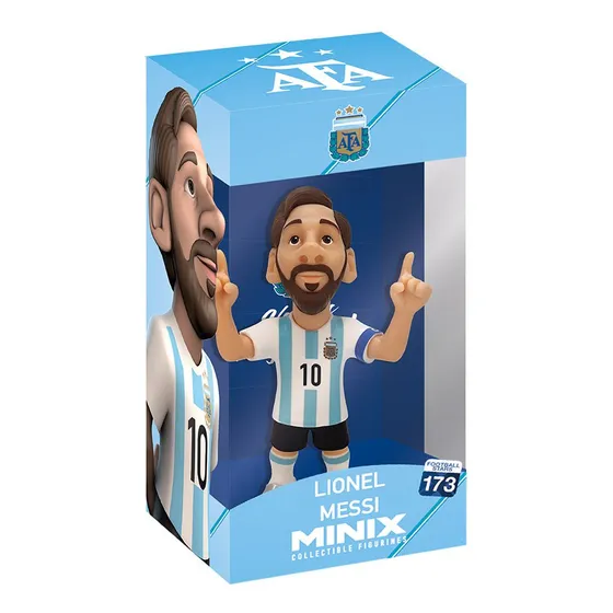 Minix Figura De Coleccion Muñeco Jugador Seleccion Argentina