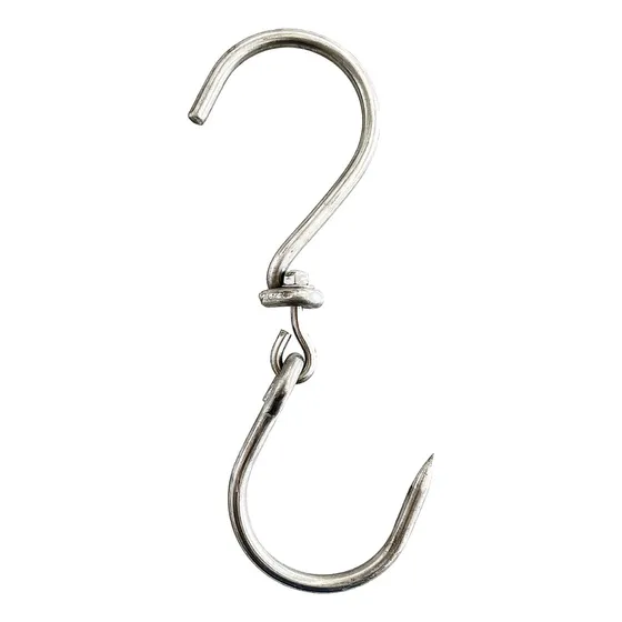 Ganchos Grandes De Carniceria En Acero Inoxidable X 12und