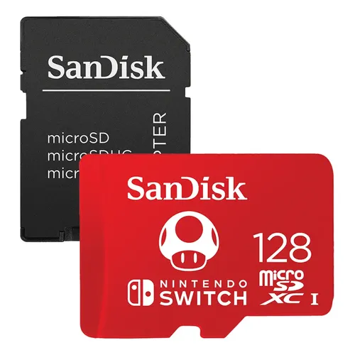 Cartão De Memória 128gb Nintendo Switch Sandisk Microsd