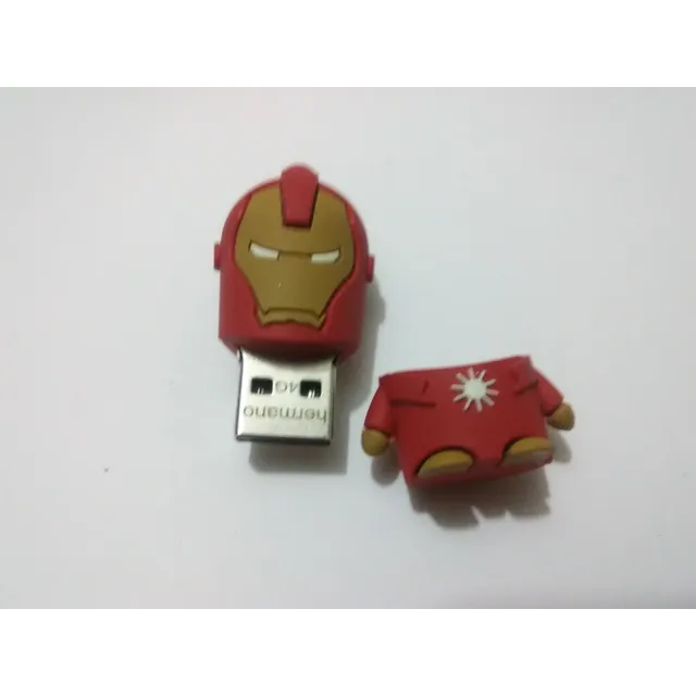 Pendrive 4gb ,  Figura Iron Man , Nuevo 