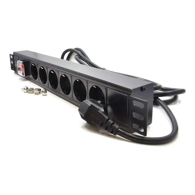Zapatilla Pdu 8 Tomas Schuko C/llave 2 Mts Anbyte