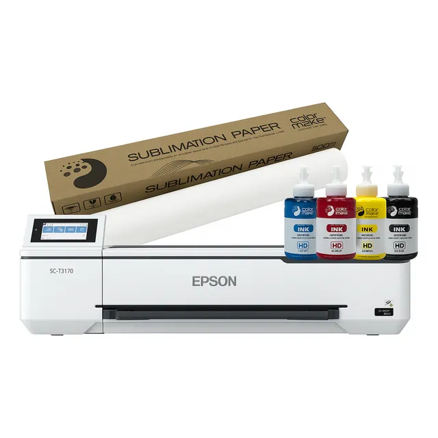 Plotter Epson T3170 + Insumos Sublimacion Colormake A1 60cm