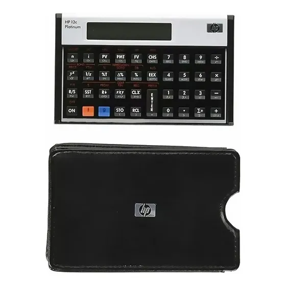 Calculadora Financeira 12c 130 Funções Platinum Hp Com Case