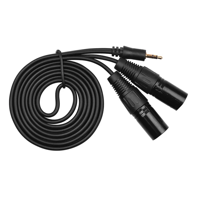 Cable De Audio De 3 Núcleos A Macho 1/8 Estéreo Dual To