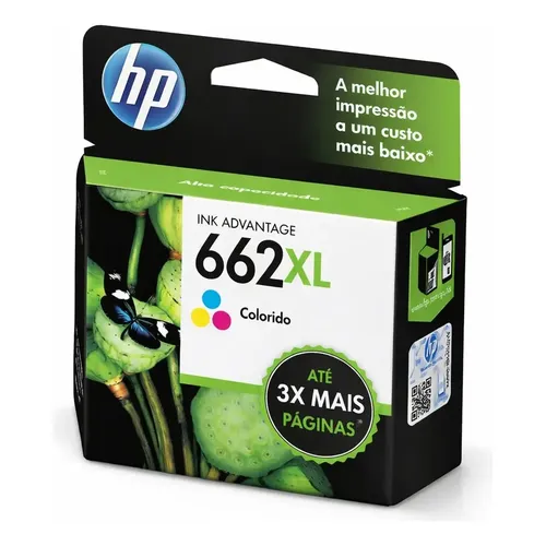 Cartucho Tinta Hp 662 Colorido Advantage | Frete grátis
