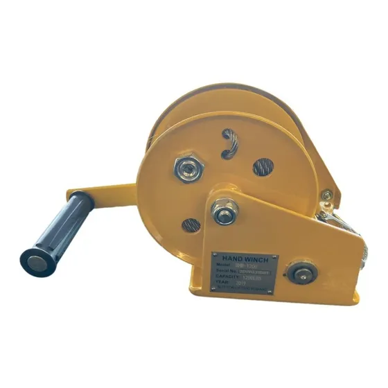 Malacate Manual C/ Linga Acero Inoxidable 545kg