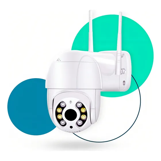 Câmera Ip Externa 100% Icsee Full Hd 1080p Segurança Externa Monitoramento Remoto Clicoucomprou Camera Vigilância Cor Branco