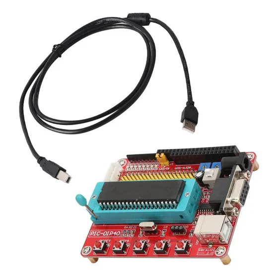 Placa De Desenvolvimento Microchip Learning Pic16f877a Pic