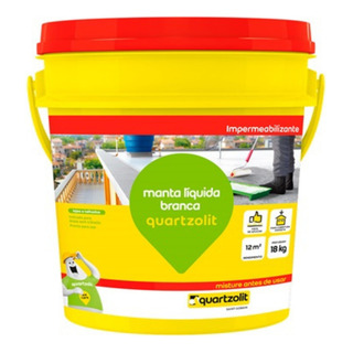 Manta Líquida Quartzolit Impermeabilizante Fosco 18kg Manta Líquida Quartzolit Impermeabilizante Fosco 18kg