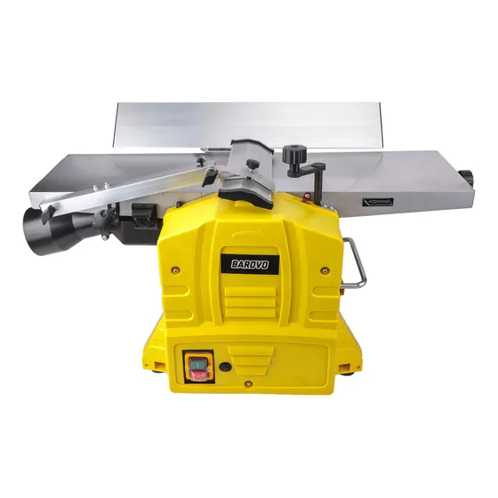 Garlopa Cepilladora De Banco 1500w Barovo Gcb1500 Color Amarillo