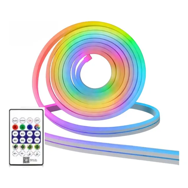 Luces Neon Rgb 5mts Bluetooth App Ritmo Musical