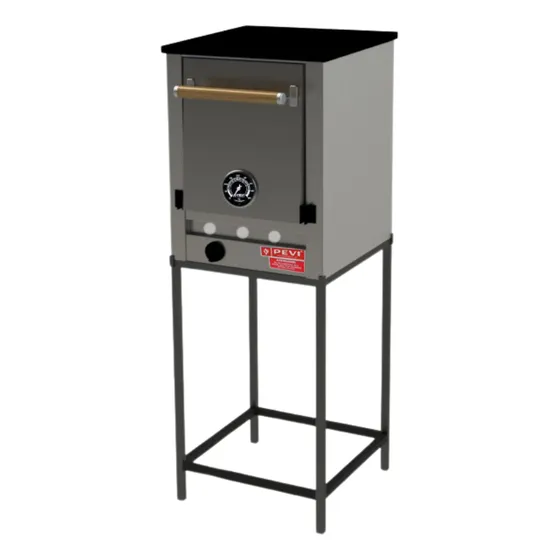 Horno Pizzero 3 Moldes Pevi Acero Inoxidable
