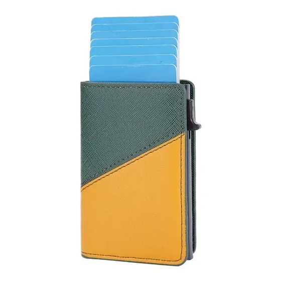 Billetera Tarjetero Rfid Anti Magnético Anti Clonación Retro