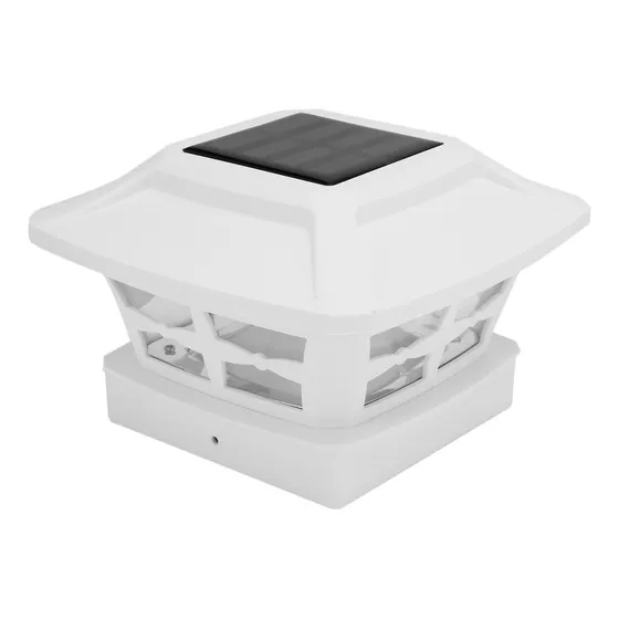 2 Luces Solares Para Postes, 2 Modos De Iluminación, Tapa Le