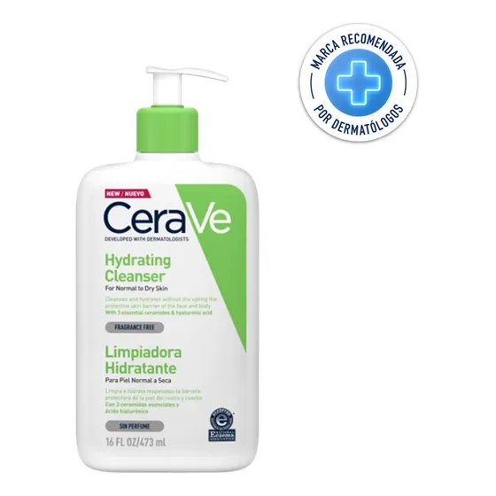 para cuerpo CeraVe Loción Limpiadora Hidratante en dosificador 473mL