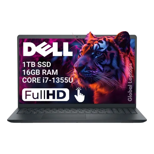 Laptop Dell Inspiron Gamer Core i7 1355U 10 Cores 16Gb Ram 1TB SSD Pantalla Full HD 1920 x 1080 Tactil Windows Incluido