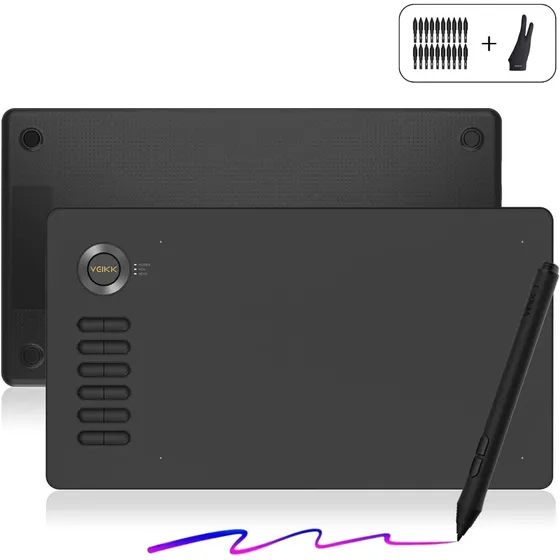 Tableta Digitalizadora Grafica Veikk A15 10x6 12 Botones 