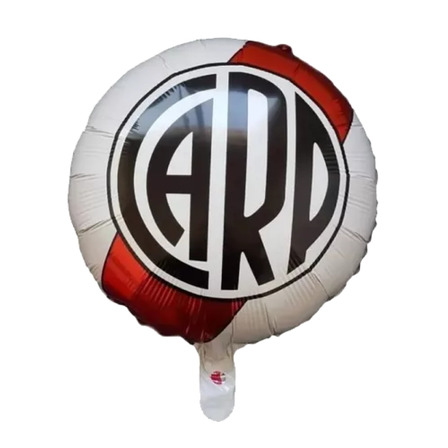 Globo De River Plate Escudo Redondo Metalizado Con Valvula Globo De River Plate Escudo Redondo Metalizado Con Valvula