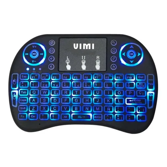 Mini Teclado Inalámbrico Smart Tv ,touch Pad C/ Iluminación 