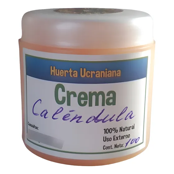 Crema Caléndula 100g Natural Artesanal Para Curar Piel Seca