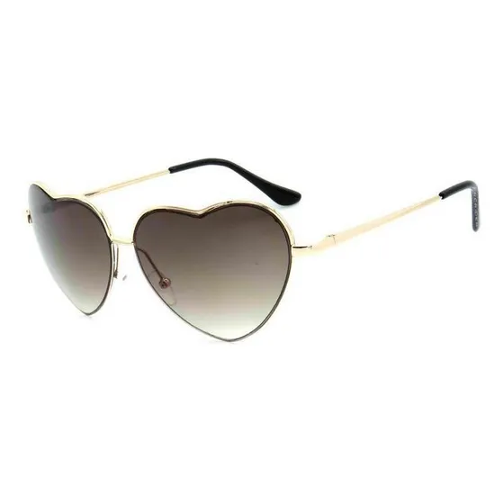 Óculos De Sol Prorider Dourado Coração Lente Degrade Bb213c1