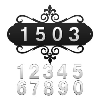 Numeros De Casa Y Placa Metal Decorativa De Pared Moxweyeni Numeros De Casa Y Placa Metal Decorativa De Pared Moxweyeni
