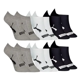 Kit 6 Pares Meias Invisível Puma Sapatilha Adulto Original