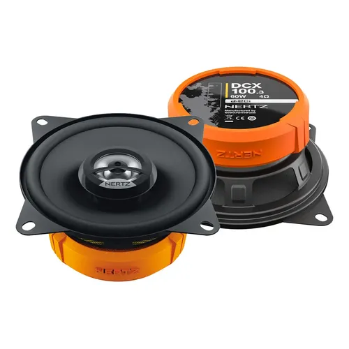 PAR Alto Falante 5POL Hertz Dcx 130.3 Coaxial 80 Watts Rms Cor