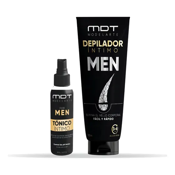Kit Crema Depilatoria Hombre + Tónico |mdt- Ml