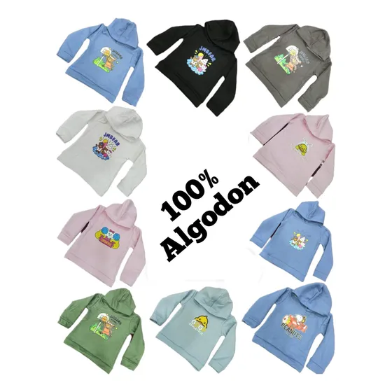 2 Sueter De Niños Y Niñas 100% Algodón X Precio Publicado