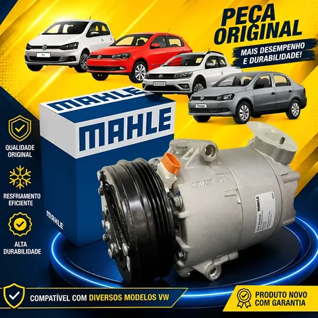 Compressor Ar Saveiro Fox Polo Gol G5 G6 G7 Voyage 3pk Mahle
