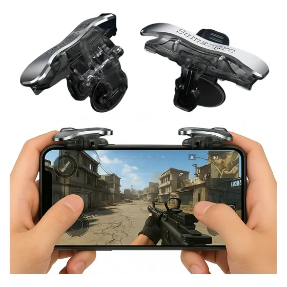 Kit Gatilho Celular Pubg Para Jogo Gamer Free Fire Dedo