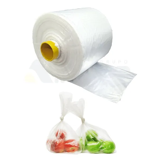 Bobina Picotada Saco Plástico Fundo Estrela M 35x45 - 6 Unds