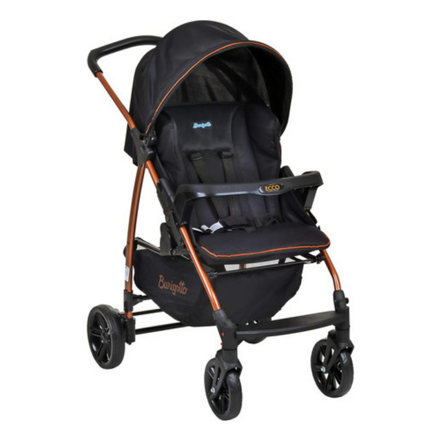 Carrinho De Bebê Ecco Até 15 Kg Preto Burigotto Carrinho De Bebê Ecco Até 15 Kg Preto Burigotto