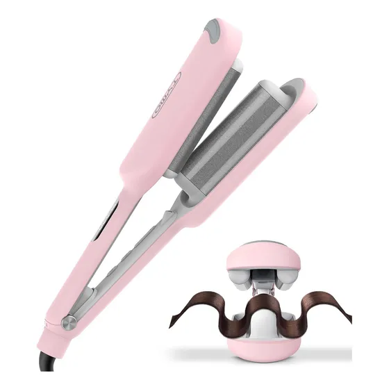 Rizador De Pelo Cerámica Tymo Rovy Beach Waves Curling Iron