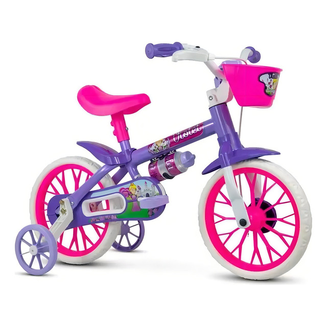 Bicicleta Infantil Aro 12 Violet Nathor Cor Lilás Bicicleta Infantil Aro 12 Violet Nathor Cor Lilás