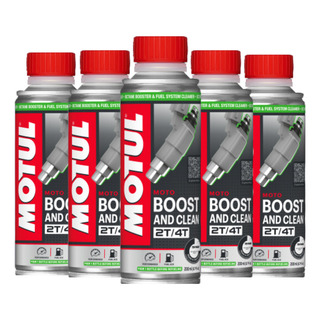 Kit 6 Unidades Aditivo Motul Boost And Clean Moto Limpeza Kit 6 Unidades Aditivo Motul Boost And Clean Moto Limpeza