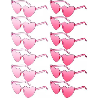 24pzs Gafas De Sol Corazón Accesorios Para Mujer Niña Lentes 24pzs Gafas De Sol Corazón Accesorios Para Mujer Niña Lentes