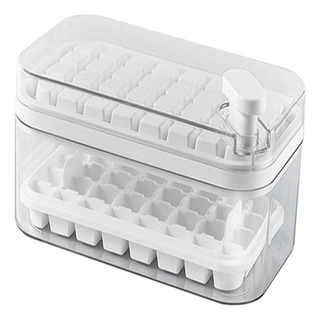 Bandeja Para Hacer Hielo, Doble Capa, 64 Unidades, Prensa D Bandeja Para Hacer Hielo, Doble Capa, 64 Unidades, Prensa D