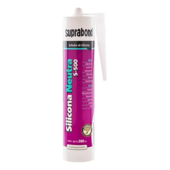 Silicona Neutra Transparente 280 Ml - Ferremundo