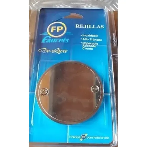 Tapa Ciega Fundición Pacífico Color Plata