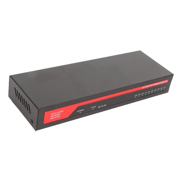 1000m Ethernet Splitter 10 Ports Gigabit Auto Mdi Mdix Plug