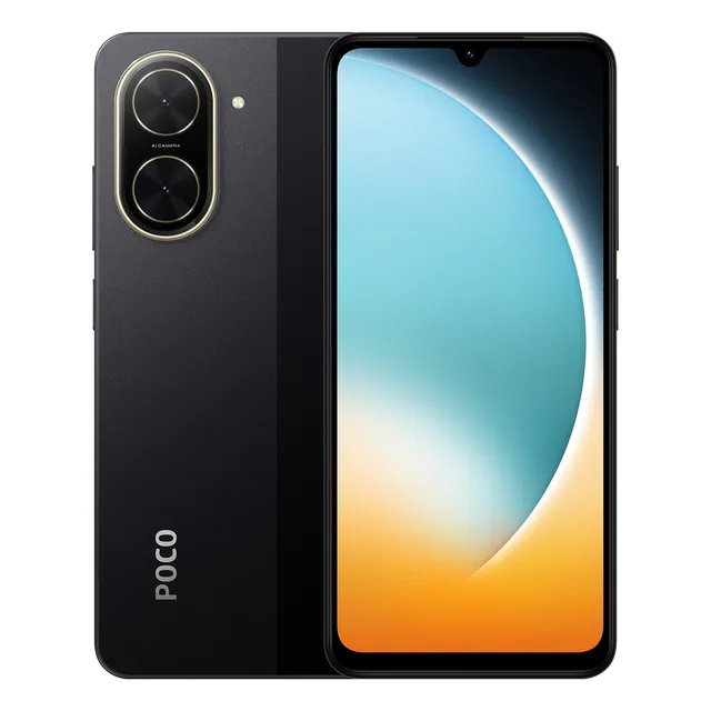 Xiaomi Poco C71 3gb Ram 64gb Rom Negro Pantalla 6.88  120hz Cámara 32mp Batería 5200mah Android 15