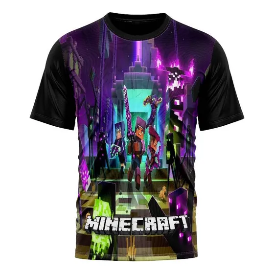 Franela De Minecraft Para Niños 