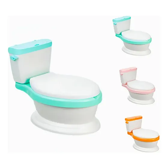 Pelela O Silla Asiento Wc Entrenador Acolchada Para Niños Rosa