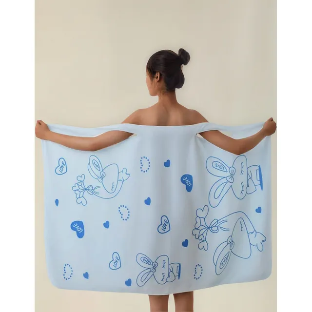 Toalla Bata Baño Salida Microfibra