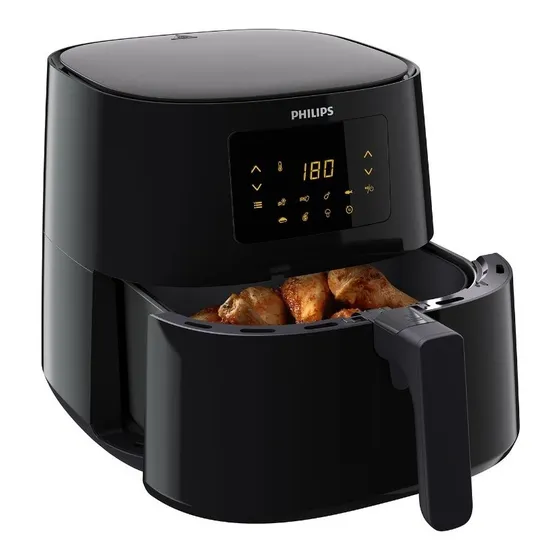 Freidora De Aire 6,2 Litros Philips Essential Hd927091 Negro