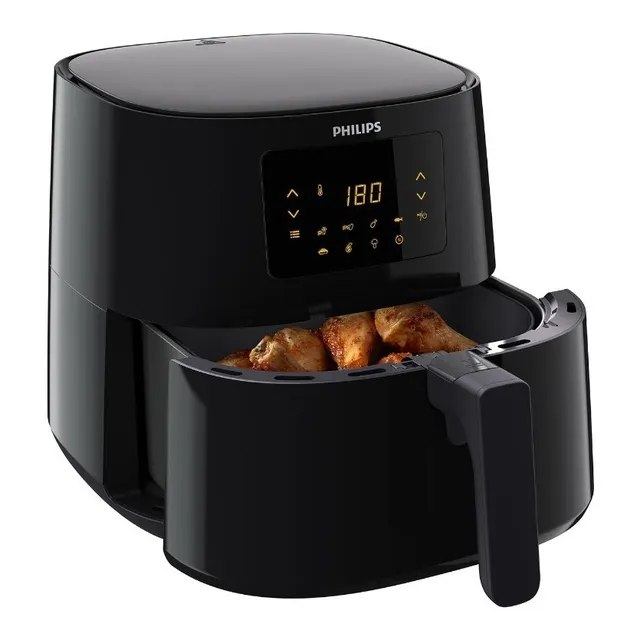 Freidora de aire 6,2 Litros Philips Essential HD927091 Negro
