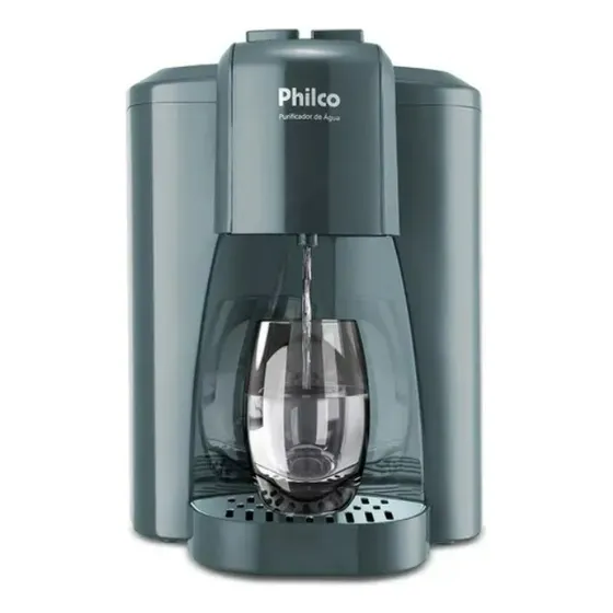 Purificador De Água Philco Pbe09 Natural Gelada 127/220V Cor Cinza-escuro 127/220V