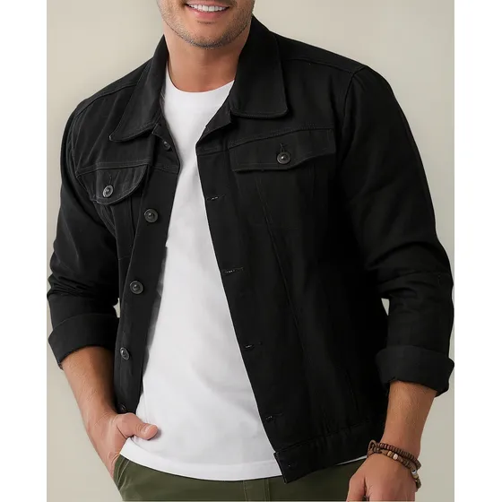 Chaqueta Samuel Negro Para Hombre Croydon